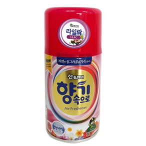 산도깨비 방향 탈취 자동분사기용 향캔 라일락 리필, 1개, 290ml