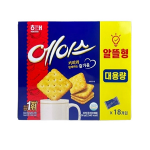 해태 에이스 대용량 436g / 알뜰형 비스킷 과자, 1개