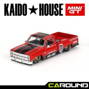 KaidoHouse x 미니지티(KHMG066) 1:64 쉐보레 실버라도 카이도 V1 - 레드