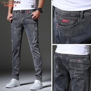 부쉬맨 가을 트렌드 데님 남자 배기 슬림핏 청바지 봄가을 겨울 DENIM LONG PANTS JEANS 빨강여우 SM005