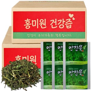 인진쑥즙 100ml x 100개 편안하고 활력 있는 하루를 위한 건강진액 국내산 인진쑥100%