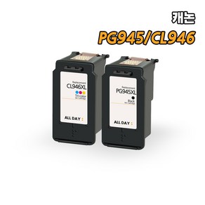 캐논 PG-945XL CL-946XL 호환 잉크, 1개, 2PAC (검정/컬러) PG945XL/CL946XL