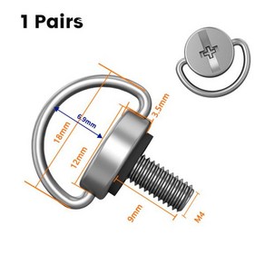 dji 호환 리모컨 걸이식 스트랩 나사 스크린 숄더 RC RC 2 프로용 퀵 릴리스 나사, 03 Type C, 1개