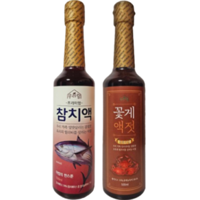 우리랑 꽃게액젓 500ml + 우리랑 참치액 500ml 세트, 1세트, 1L