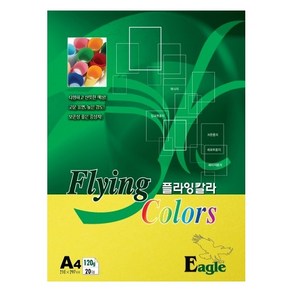 삼원 칼라복사용지 플라잉칼라 A4 120g 20매 칼라복사지