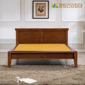 [웰빙건강침대] 둔치 퀸 황토흙판 흙침대 Q, 혼합색상