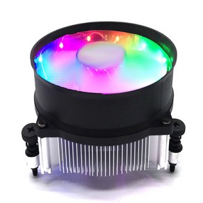 AMD쿨러 RGB LED CPU AM4 라이젠 냉각팬 써멀구리스, 1개