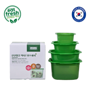 잇프레시 프레시박스 베스트 4종세트(300ml x 1 500ml x 1 900ml x 1 1600ml x1), 1개