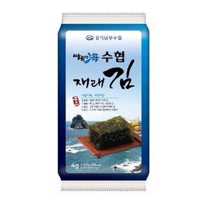 경기수협 마음다해 재래 도시락김 4g(8매) 16봉, 16개, 4g