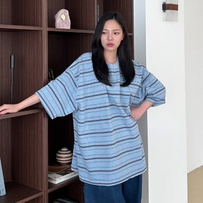 [4XL] 박시핏/피그먼트 N배색 단가 박스티 3colo