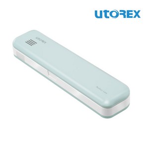 유토렉스 퍼펙트케어 휴대용 듀얼 칫솔살균기 UTC-3200, 아쿠아블루