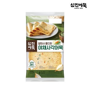 [삼진어묵] 얇아서 쫄깃한 야채사각 200g, 1개