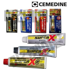 세메다인 슈퍼엑스 SUPERX 8008 아크릴 PP PE FRP EPDM PBT 탄성접착제, 8008 투명, 20ml, 1개