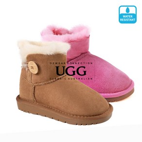 UGG 정품 숏 어그 오즈웨어 방수 키즈 미니 버튼 클래식 퍼안감 겨울 털 부츠 슈즈 방한 신발 방한화 털신 3컬러 알지알지몰 OB056II