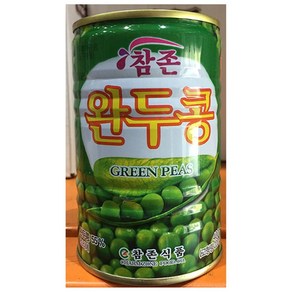 완두콩 캔(참존 400g)X24 업소용 통조림 깡통콩 그린콩, 400g, 24개