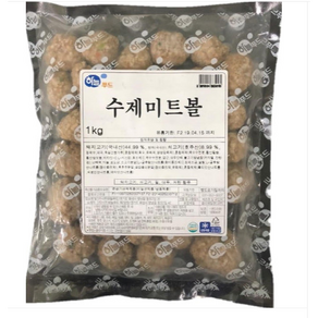 하늘푸드 수제미트볼 1kg, 1개