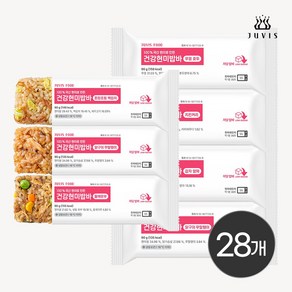 쥬비스 건강현미밥바 오리지날 28입 맛선택, 90g, 28개, 돈장조림백김치