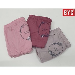 엘에이스 BYC 메가 순면팬티 3매입 부인용팬티 할머니팬티 팬티세트