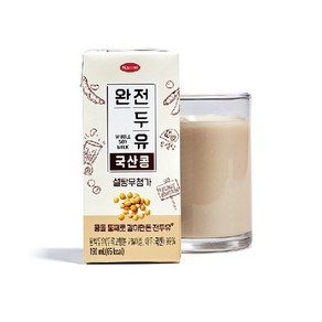 전두유 완전두유 국산콩 설탕무첨가, 190ml, 64개