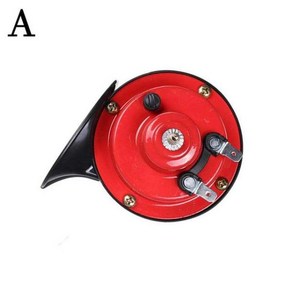 자동차 오토바이 크락션 클락션 보트 오토바이용 슈퍼 트레인 경적 12V 전원공급장치 확성기 스피커 사운드 신호 300db 신제품, Red, 1개