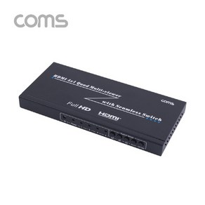 Coms HDMI 화면 분할기 4x1 분배기 CV172S, 1개