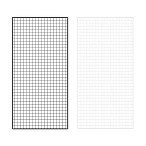 메쉬망 (휀스망) - 900x1800mm, 블랙, 1개