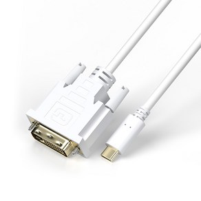 엠비에프 USB C타입 to DVI 미러링 케이블 MBF-CDVI018, 1개