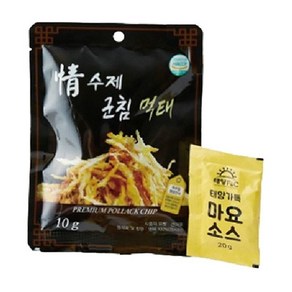 (로)情수제 군침먹태 11팩(1팩 10g)+마요소스 2팩(1팩 20g), 단일옵션, 20g