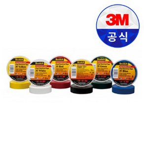 3M 고급 전기 절연 테이프 Scotch 33+ Scotch 35 20미터, 블루, 1개