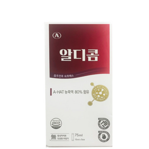 [공식] 알디콤A 숙취해소제 75ml 5포입, 4개