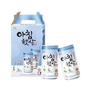 웅진 아침을 먹자 아침햇살 180ml x 15캔 쌀음료 건강음료 미니캔 업소용 가정용 사무실 당구장 노래방 식자재