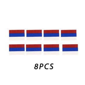 레고 호환 부품 WW2 군사 러시아 국기 군인 피규어 빌딩 블록 우크라이나 배너 육군 기구 AK 총 무기 액세서리 장난감, [03] 8PCSY415, 1개