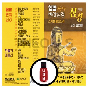 USB 힙팝 반야심경 스페셜 불경노래 심경 노래 안치행