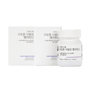 그레이스랩 리포좀 식물성 멜라토닌, 2개, 60정