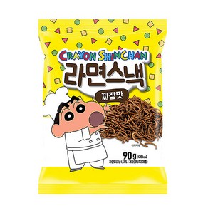 신짱 짱구 라면 과자 짜장맛 90g/맥주 안주 간식 A, 90g, 1개