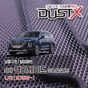 팰리세이드 벌집매트 LX2 (7인승 8인승 3열 가능) 자동차 차량용 차량매트, 3열만제작, 팰리세이드 [7인승] (2018.12~)