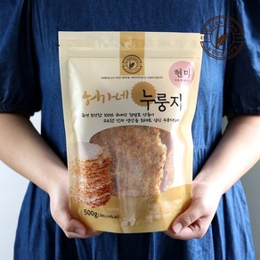 허가네 누룽지 김포 금쌀(햅쌀) 구수한 현미 수제누룽지 500g, 1개