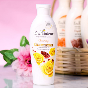 인챈터 퍼퓸 바디 로션 챠밍 래디언트 화이트 Enchanteu pefumed Body Lotion Chaming adiant white 400ml, 1개