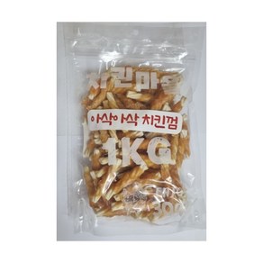 치킨마을 아삭아삭치킨껌 1kg 대용량간식, 1개