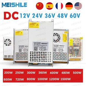 스위칭 전원 공급 장치 300 변압기 AC 100240V 어댑터 SMPS LED 스트립 모터용 DC 12V 24V 36V 48V 60V 360W 600W 800W 1500W, 60V_480W  100-120 볼트/200-240, 46) 60V  480W100120 볼트200240 볼, 88) 60V - 480W-100-120 볼트/200-