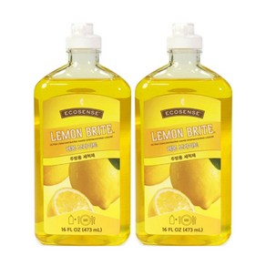 멜라루카 레몬 브라이트 주방용 세척제, 2개, 473ml
