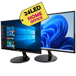 삼성 엘지 브랜드 AA급 24인치 LED HDMI 중고모니터 컴퓨터 FHD 게임 사무 업무 인강 랜덤배송, 24인치 브랜드 LED, 60cm