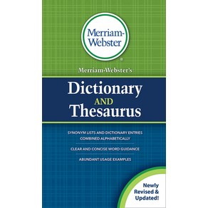 (영문도서) Meiam-Webste's Dictionay and Thesauus Mass Maket Papebound, Meiam-Webste, English, 9780877792932