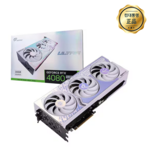 COLORFUL iGame 지포스 RTX 4080 SUPER ULTRA OC D6X 16GB White 그래픽카드 MOD