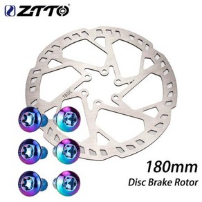 자전거 ZTTO MTB 전기 디스크 브레이크 로터 두께 2.3mm 160mm 180mm 203mm 220mm H23 초강성 6 볼트 스테인리스 스틸 VS HS2 2mm, [06] 자전거로터 2.3x180mm RB T25, 1개