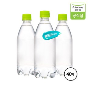 풀무원 탄산수 브리지톡 플레인eco(무라벨) 500mL X 40병