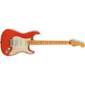 FendePlaye Plus Statocaste HSS Maple Fingeboad Fiesta Red 펜더, 1개