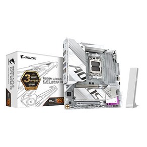 GIGABYTE B850M AORUS ELITE WIFI6E ICE 제이씨현 메인보드