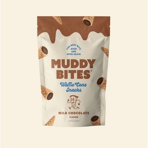 (초특가/당일) 머디바이츠 와플 콘 꼬다리 초코 과자 66g / Muddy Bites Waffle Cone Snacks 2.33oz