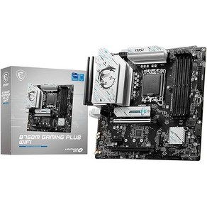 MSI 마더보드 B760M GAMING PLUS WIFI 제14/13/12세대 Intel CPU (LGA1700), 상품명참조